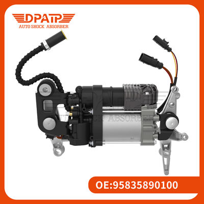 Conjunto de compressor de suspensão pneumática Porsche com suporte 95835890100 para Porsche Cayenne 2011-2018