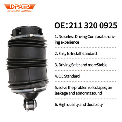 DPATP Classe E W211 Suspensão pneumática Primavera pneumática traseira esquerda direita 2113200925