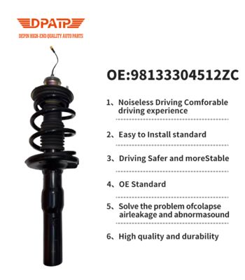 Embalagem Personalizada Nova Marca 98133304512 Kit de Suspensão Mola Traseira Amortecedor Indutivo Conjunto Amortecedor para Porsche 981